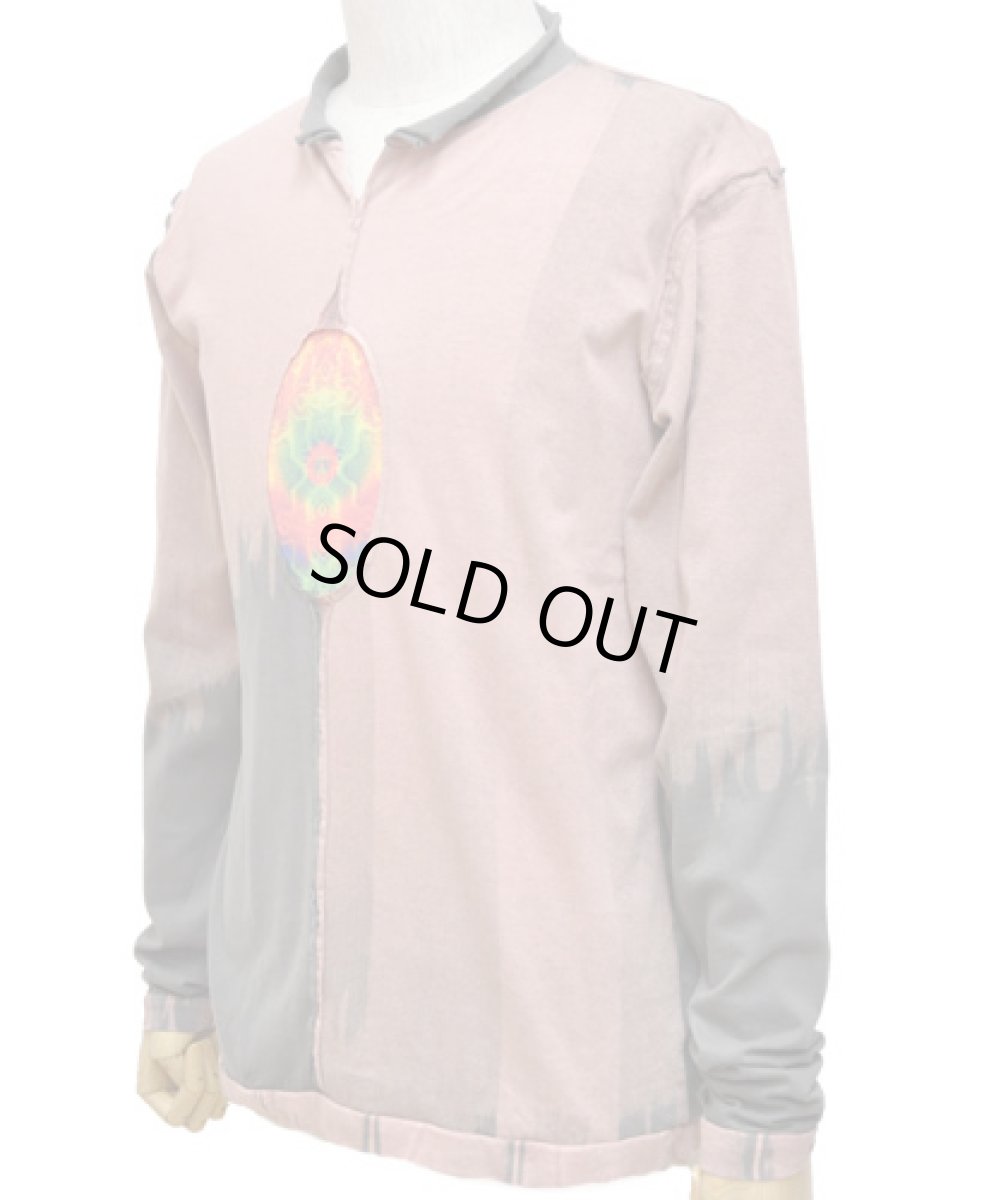 画像3: PUMAYANA メンズ・長袖カットソー/ピンク×グレーD (3)