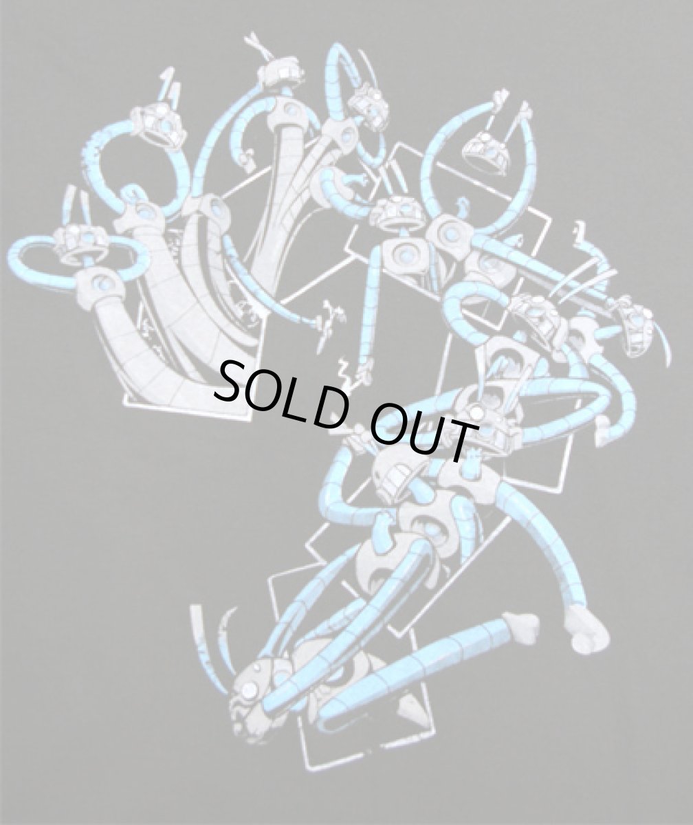 画像2: PLAZMAメンズTシャツ「WHERE IS MY HEAD / ブラック」 (2)