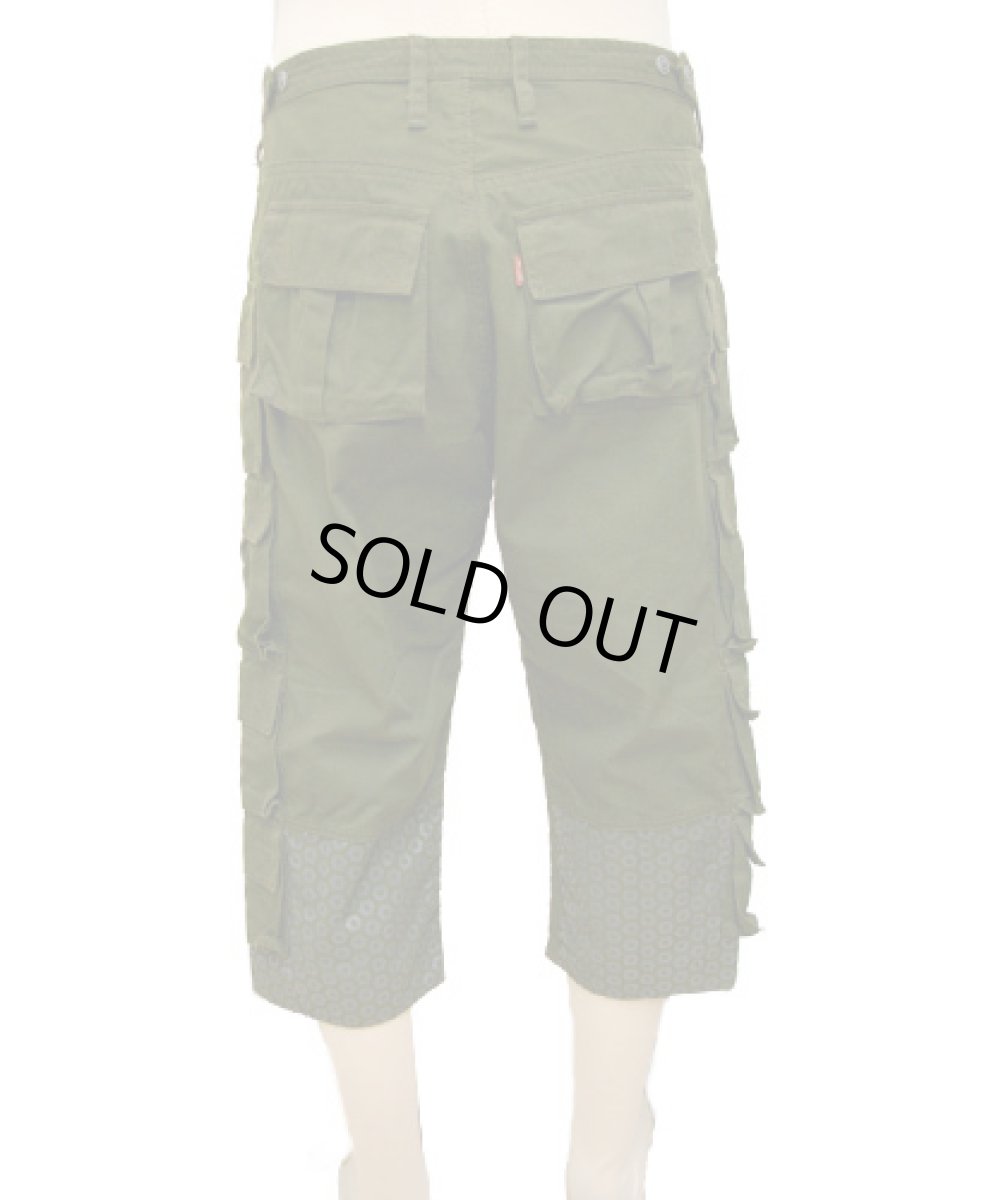 画像4: BONE メンズ・3/4パンツ / オリーブ (4)