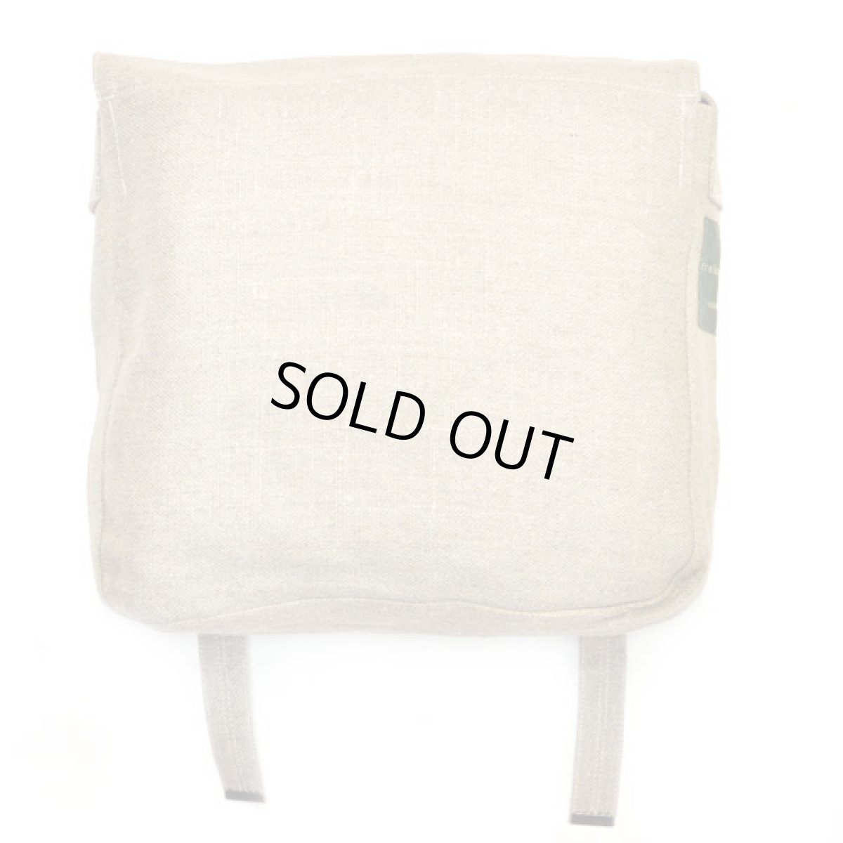 画像2: ECOLUTION バッグ「The Classic Messenger Bag / ナチュラル」 (2)