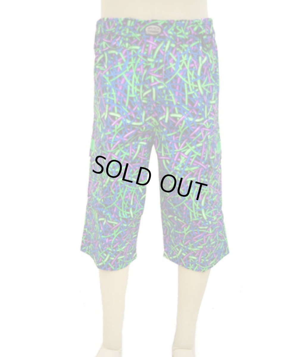 画像2: SPACE TRIBEユニセックス・ハーフパンツ「CYBER / Wired」 (2)