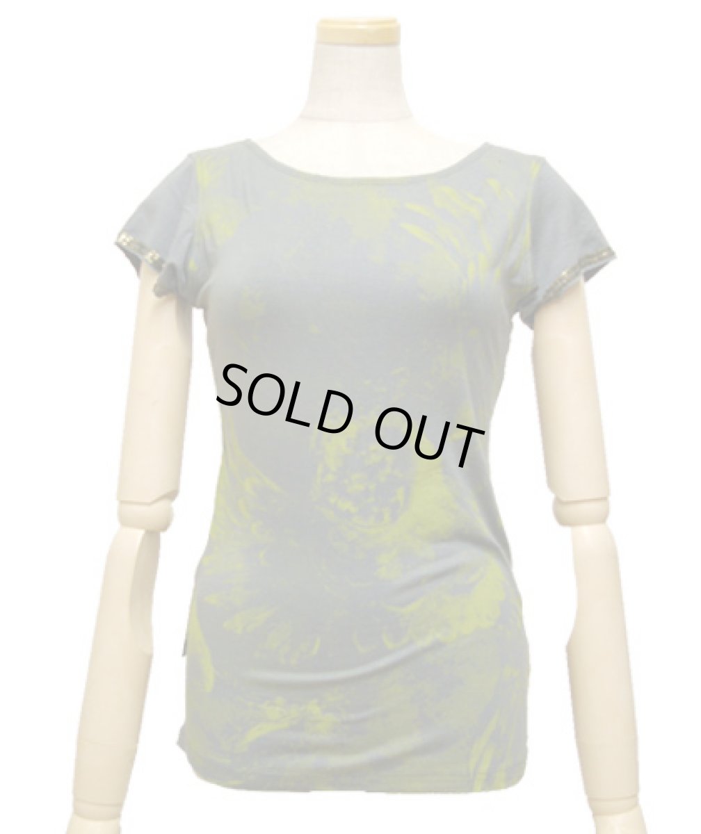 画像1: PSYLO レディース・半袖カットソー「Freefall Braided Top / グレー」 (1)
