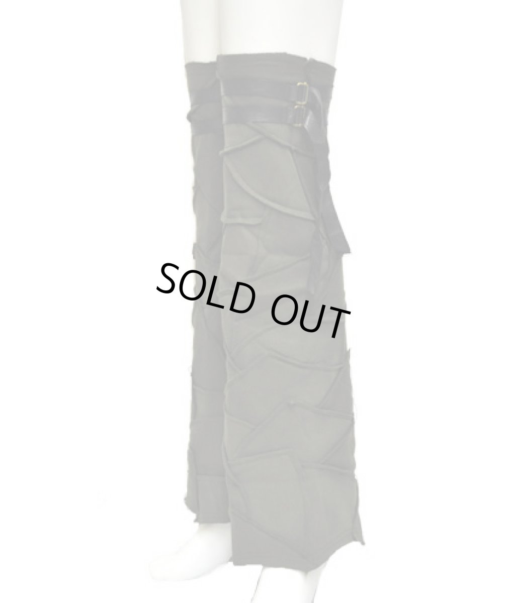 画像2: PSYLO レディース・レッグウォーマー「Pecoa Rmx / アーミー」 (2)