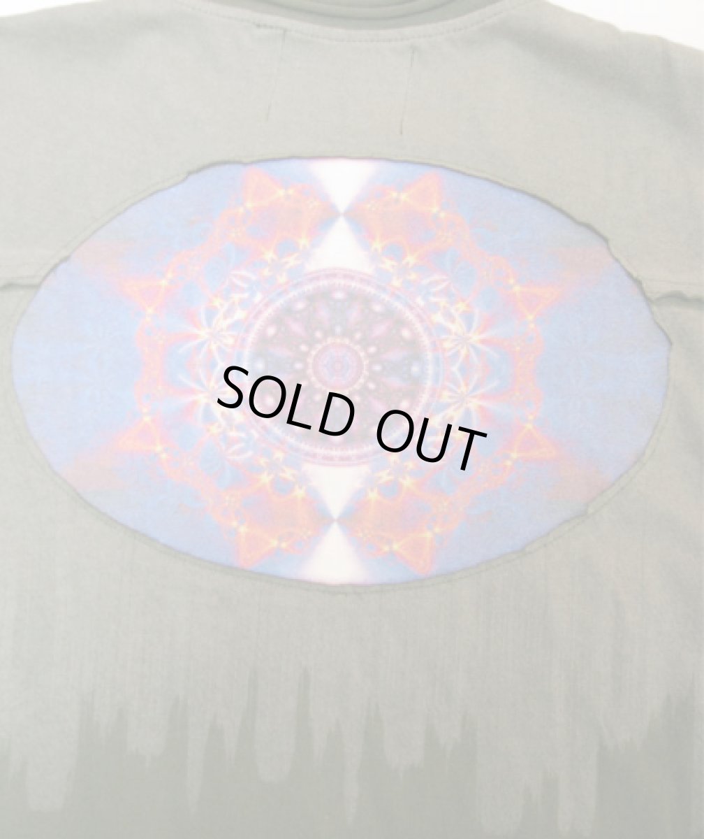 画像4: PUMAYANA メンズ・半袖Tシャツ「Activated DNA / グレー×グリーン」 (4)