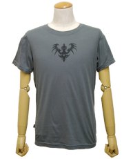 画像3: PSYLO メンズ・半袖Tシャツ「Mongol Tee / グレー」 (3)