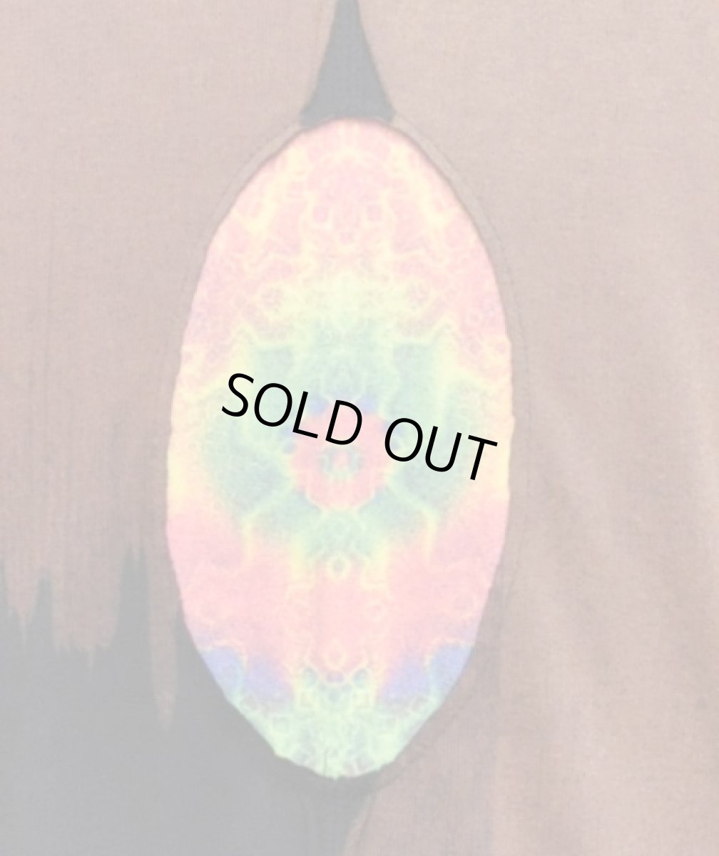 画像2: PUMAYANA メンズ・長袖カットソー/ブラウン×ブラックE (2)