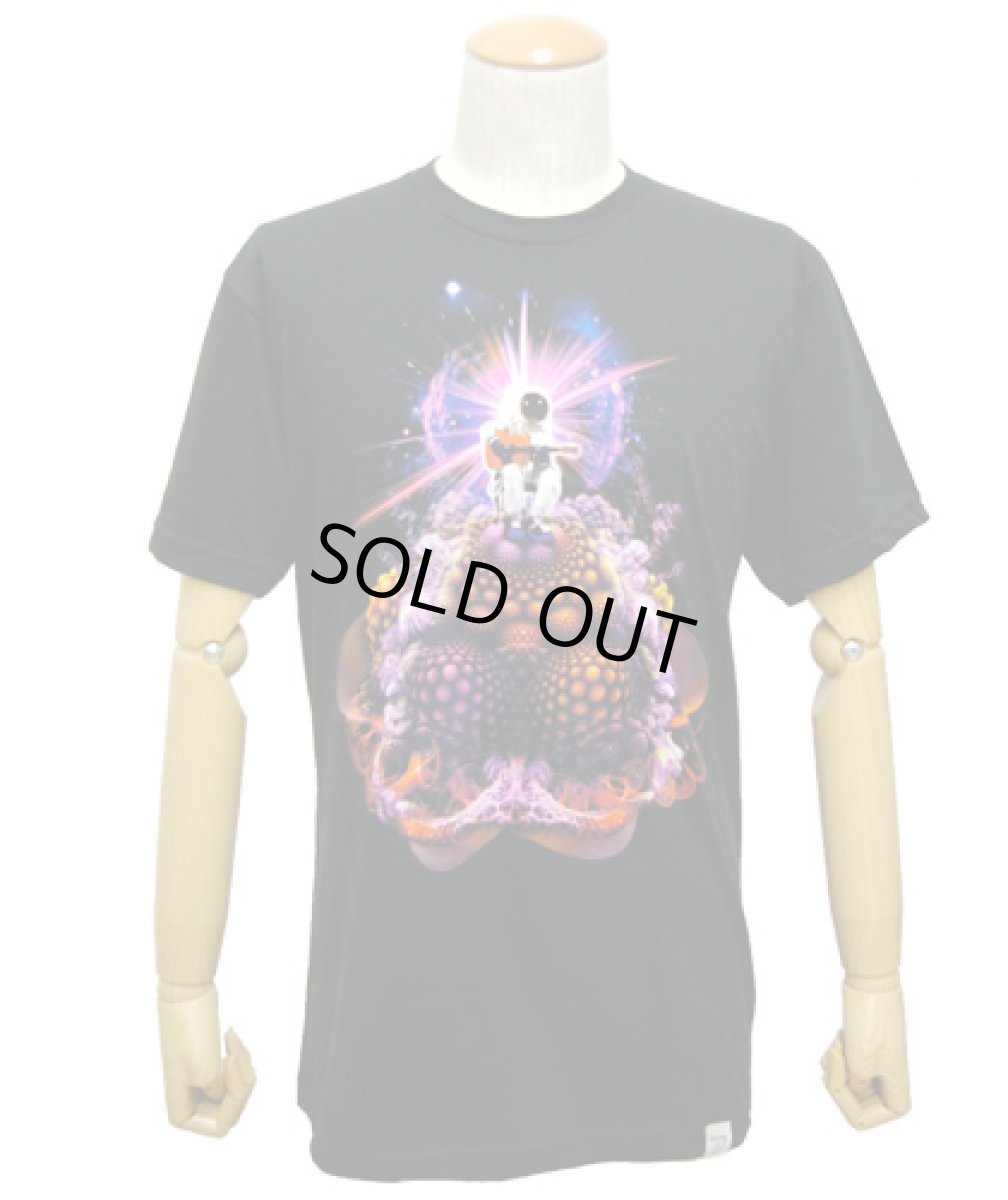 画像1: IMAGINARY FOUNDATIONメンズ半袖Tシャツ「Spaced Out/ブラック」 (1)