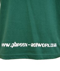 画像4: Phreex Networx オフィシャル・メンズTシャツ/グリーン (4)