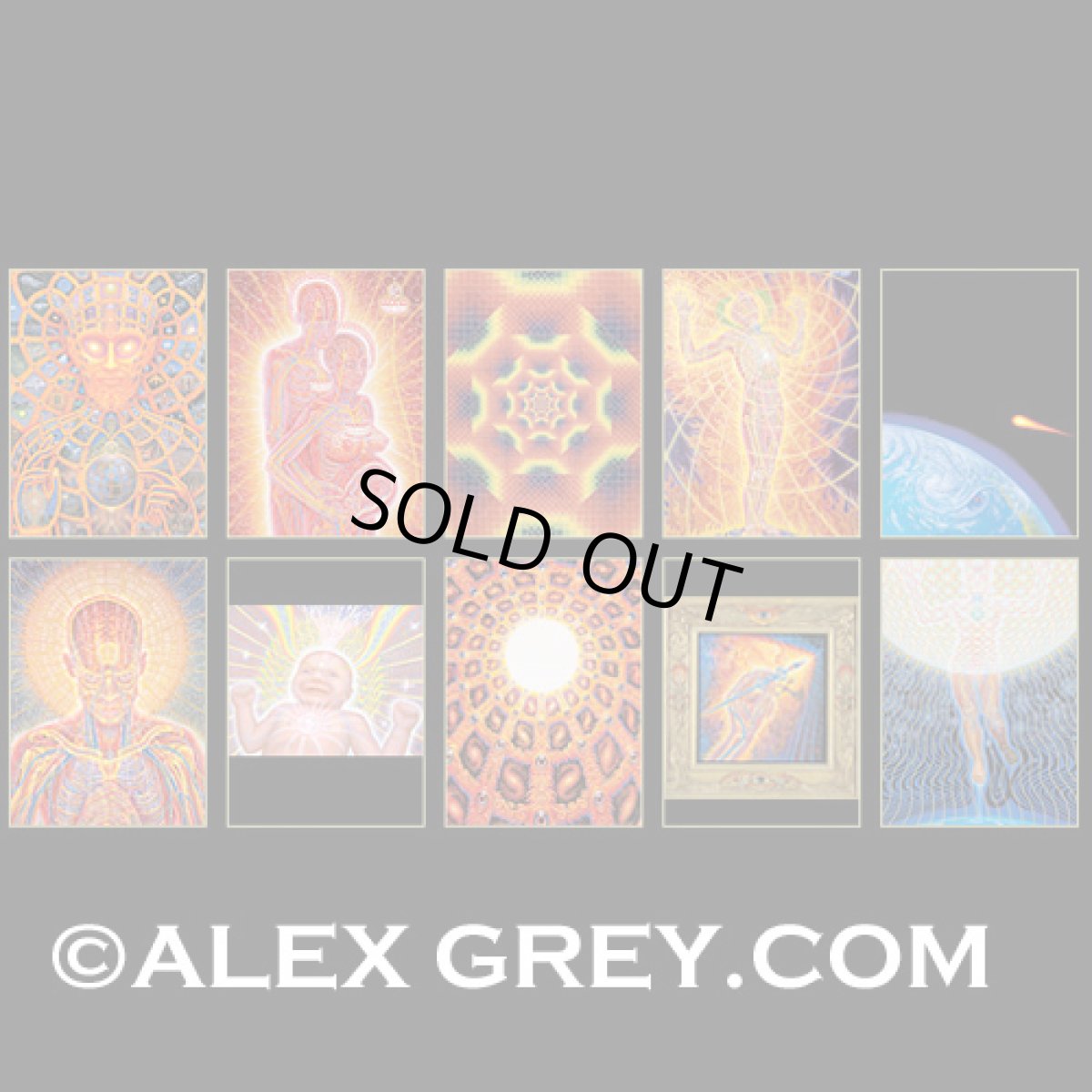 画像1: ALEX GREY ポストカード・10枚セットB (1)