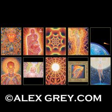 画像1: ALEX GREY ポストカード・10枚セットB (1)