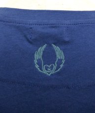 画像4: PSYLO メンズ・半袖カットソー「Namu Tee / ブルー」 (4)