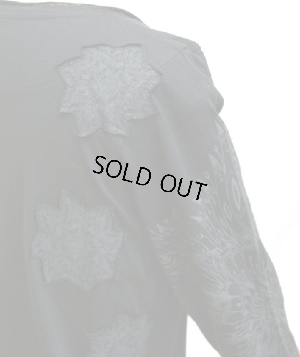 画像2: PSYLO メンズ・カットソー「Light Long Tee / ブラック」 (2)