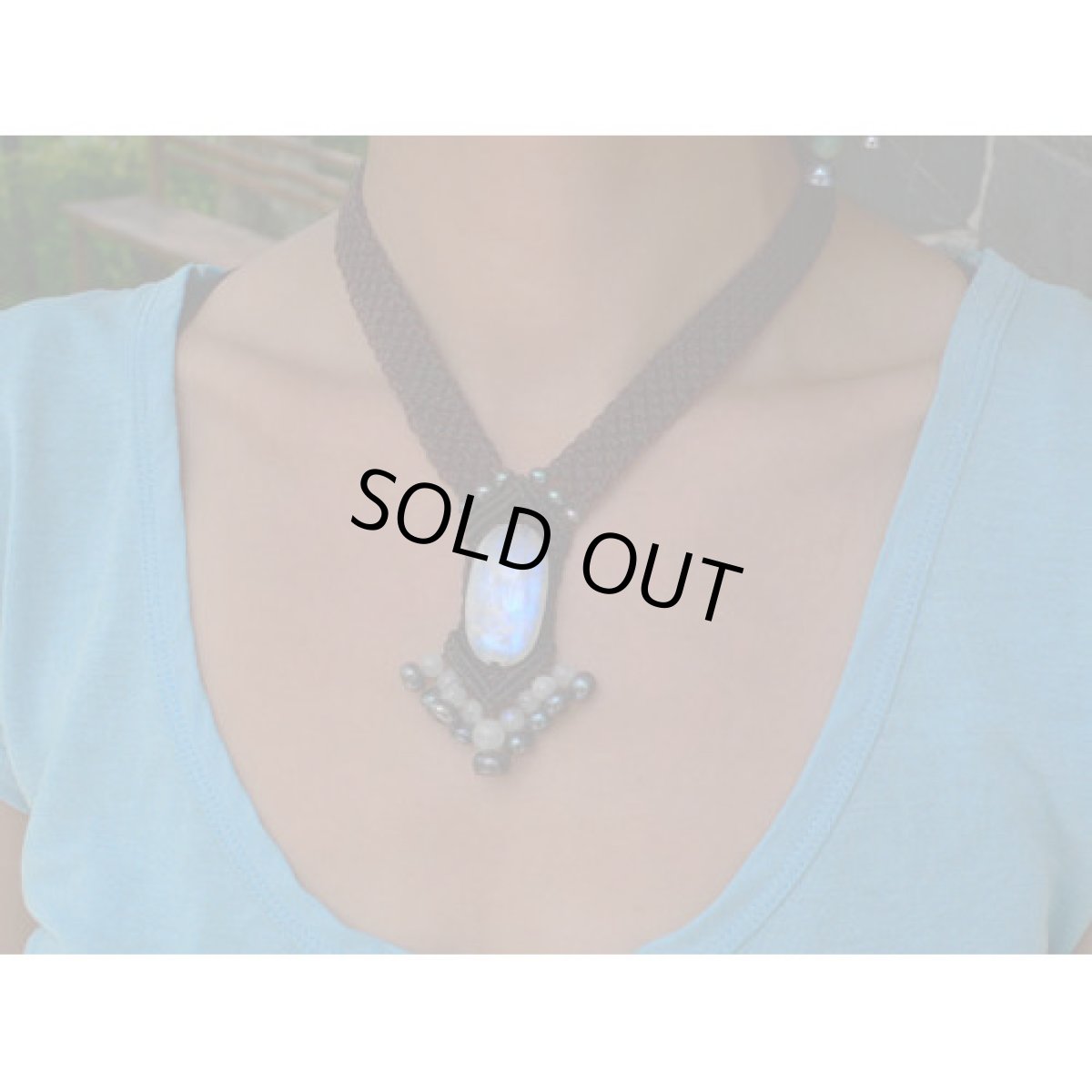 画像2: X-tribalネックレス/ムーンストーン  (2)