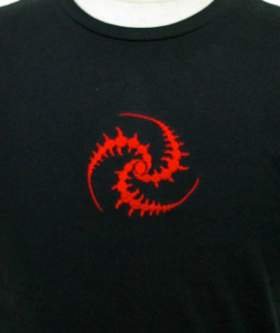 画像3: SPACE TRIBEメンズ・Tシャツ「Tri-Skielion・Red」