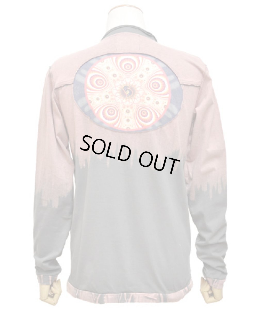 画像4: PUMAYANA メンズ・長袖カットソー/ピンク×グレーE (4)