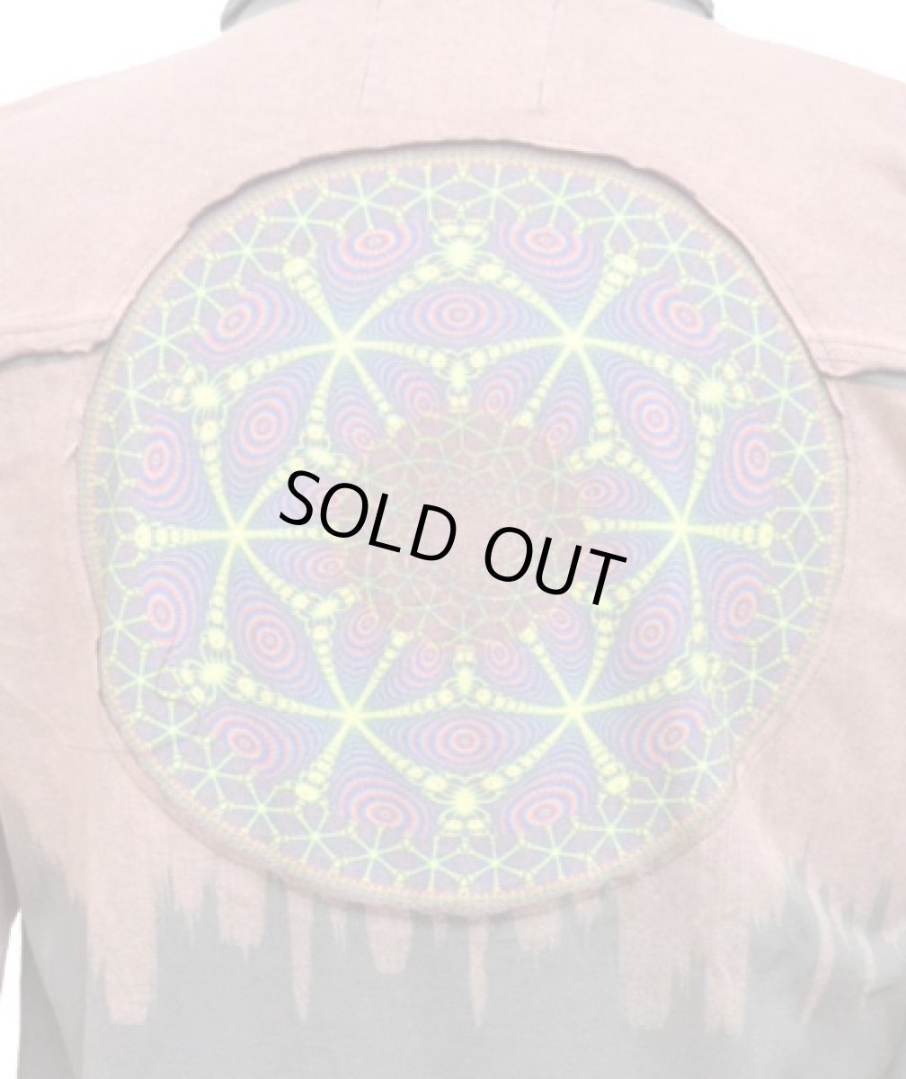 画像5: PUMAYANA メンズ・長袖カットソー「Mescaline/ピンク×グレー」 (5)