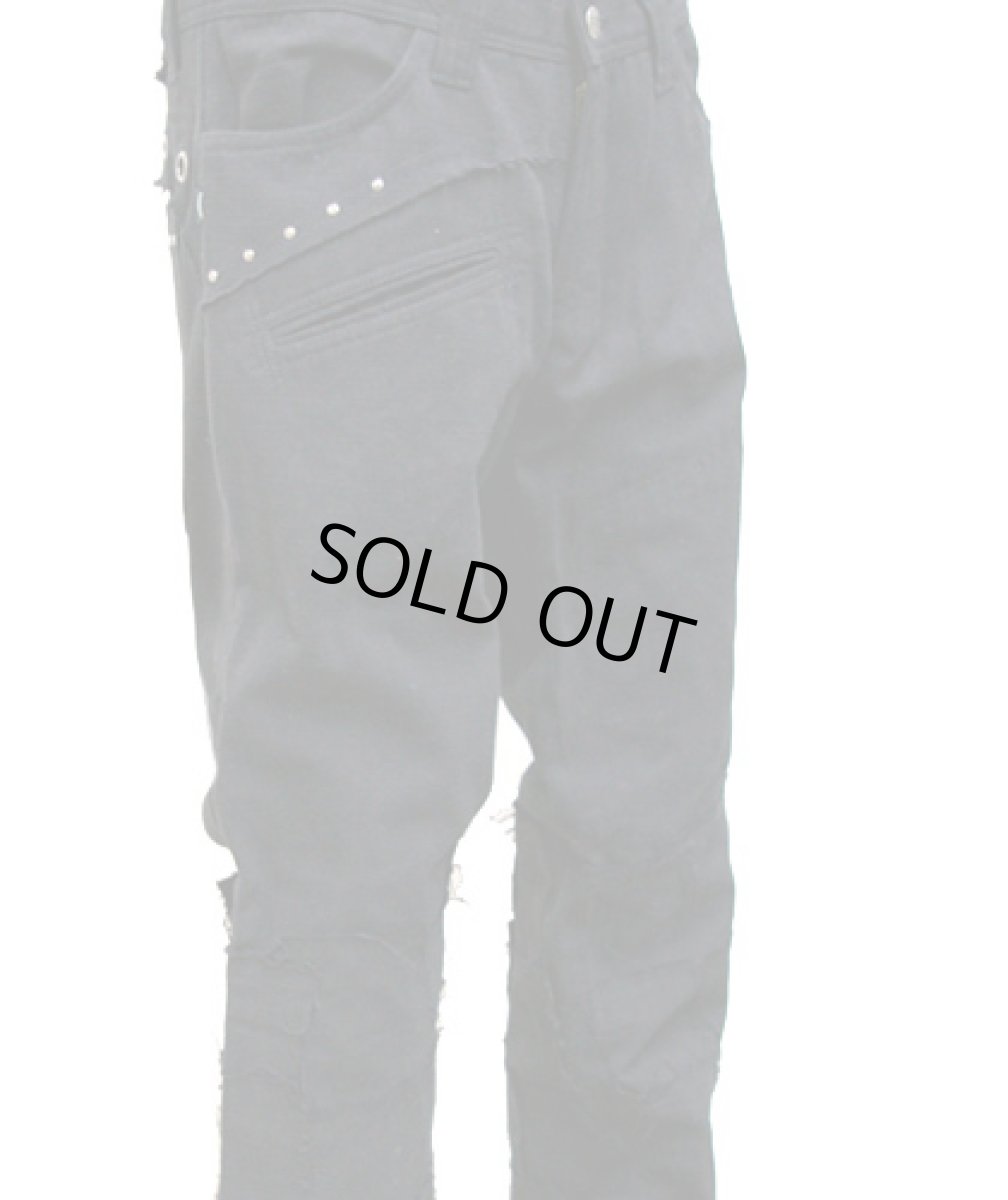 画像2: PSYLO メンズ・パンツ「Fused Pecoa / ブラック」 (2)