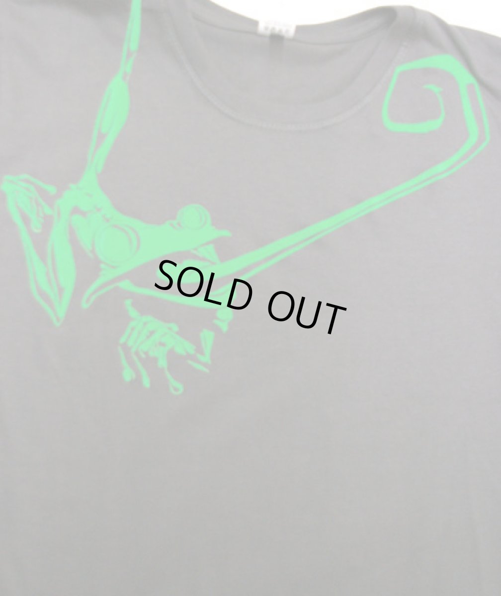 画像2: PLAZMAメンズTシャツ「FROG / スモーク」 (2)