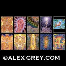 画像1: ALEX GREY ポストカード・10枚セットC (1)