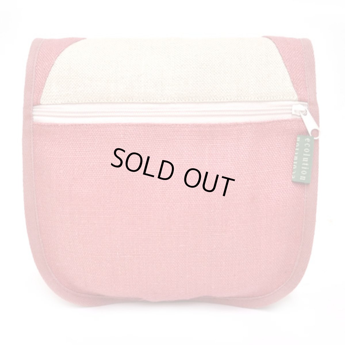 画像3: ECOLUTION バッグ「The Vancouver Bag / ピンク×ナチュラル」 (3)