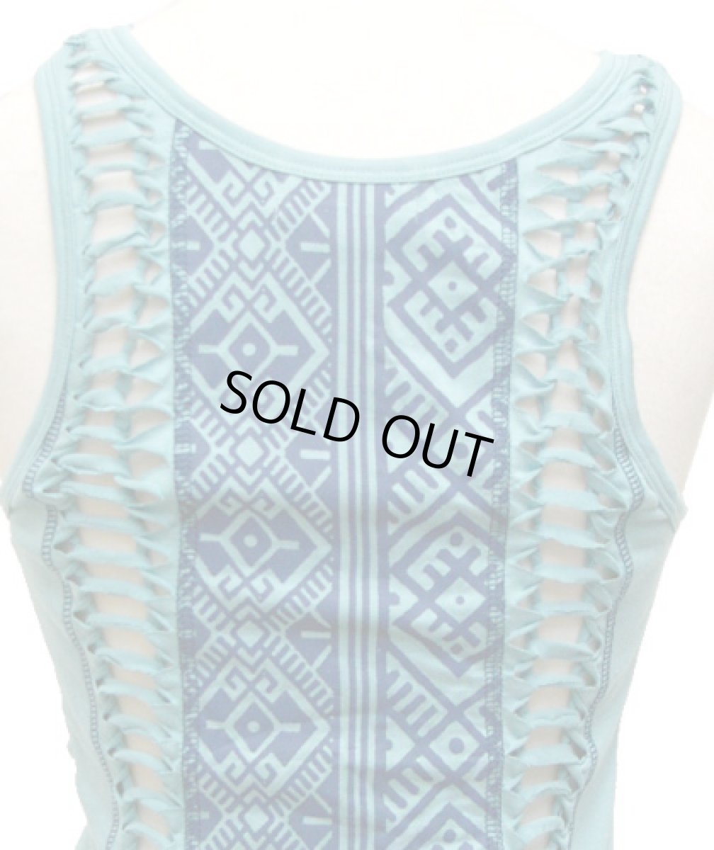 画像3: PSYLO レディース・タンクトップ「Zulu Singlet / スカイブルー」 (3)