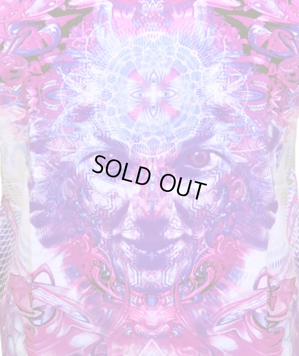 画像4: SPACE TRIBEメンズ・Tシャツ「Violet Namaste」 (4)