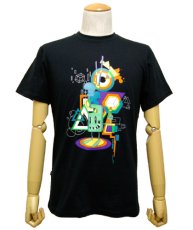 画像1: PLAZMAメンズTシャツ「Shapes & Colors  / ブラック」 (1)