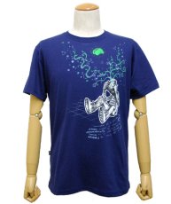 画像1: PLAZMAメンズTシャツ「BUCKET HEAD / ブルー」 (1)