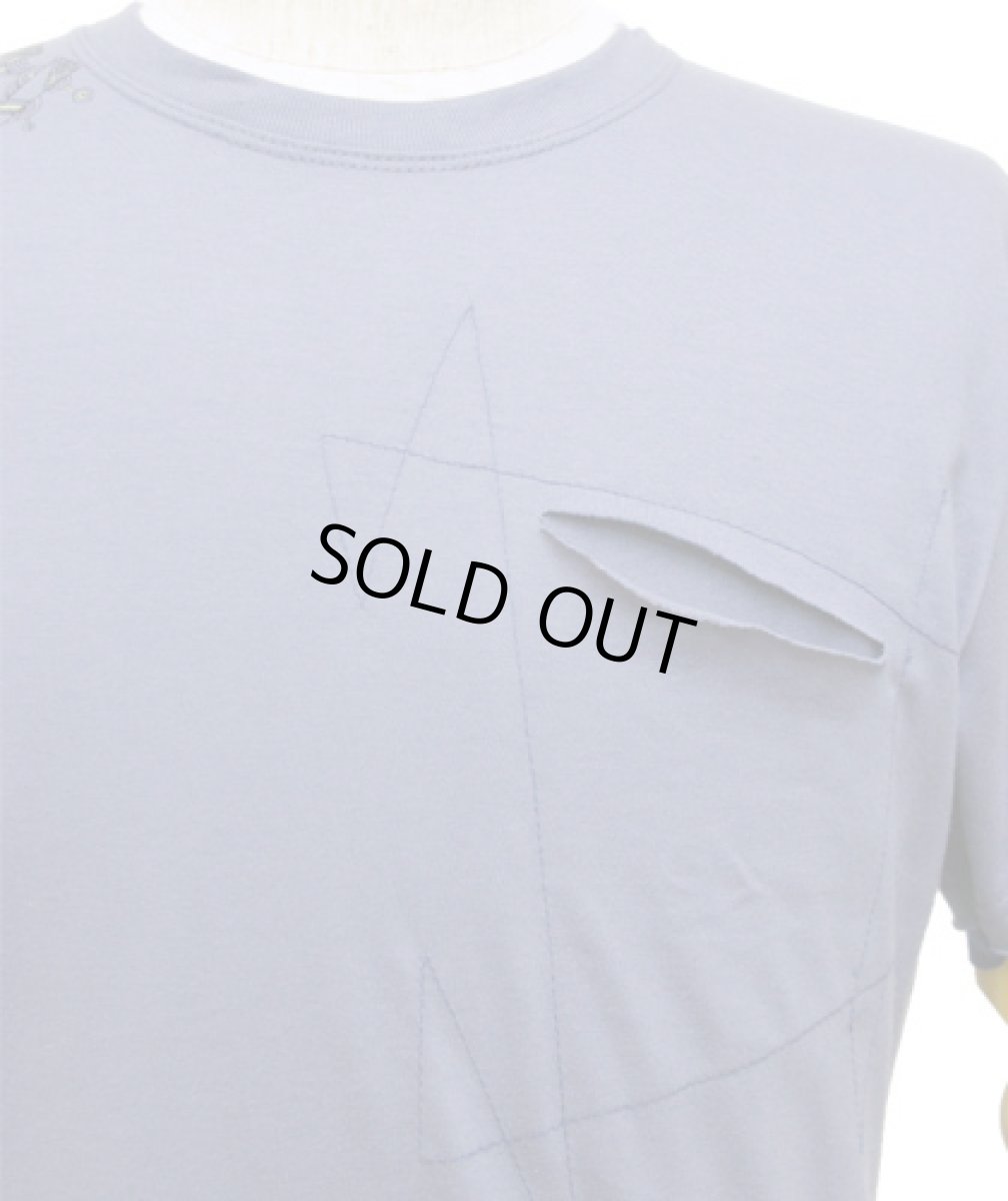 画像2: PLAZMAメンズTシャツ「TRI-TRI / ジーンズ」 (2)