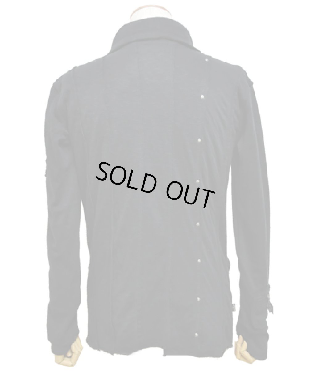 画像5: PSYLO メンズ・ジャケット「Scraps Slub Jacket / ブラック」 (5)