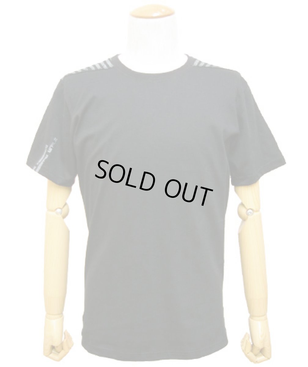 画像3: PLAZMAメンズTシャツ「LIQUID STRIPES / ブラック」 (3)