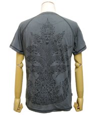 画像3: PSYLO メンズ・半袖カットソー「Dragon Tee / グレー」 (3)