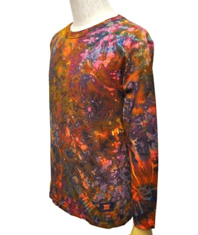 画像1: GRATEFUL TIE-DYE FACTORYメンズ・長袖Tシャツ041/Sサイズ