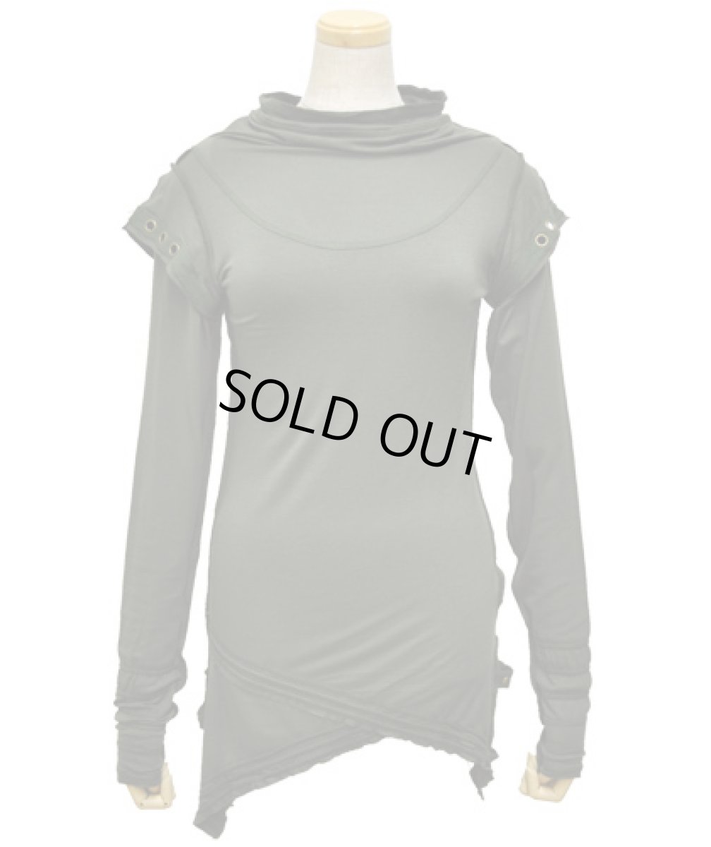 画像3: PSYLO レディース・チュニック「Billy Top / アーミーグリーン」 (3)