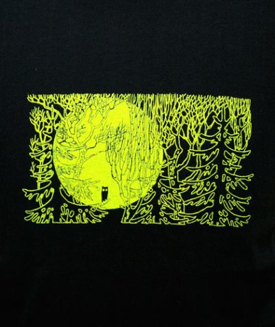 画像3: SHIVA GROUPレディースTシャツ「Carpathians on mushroom/ブラック」