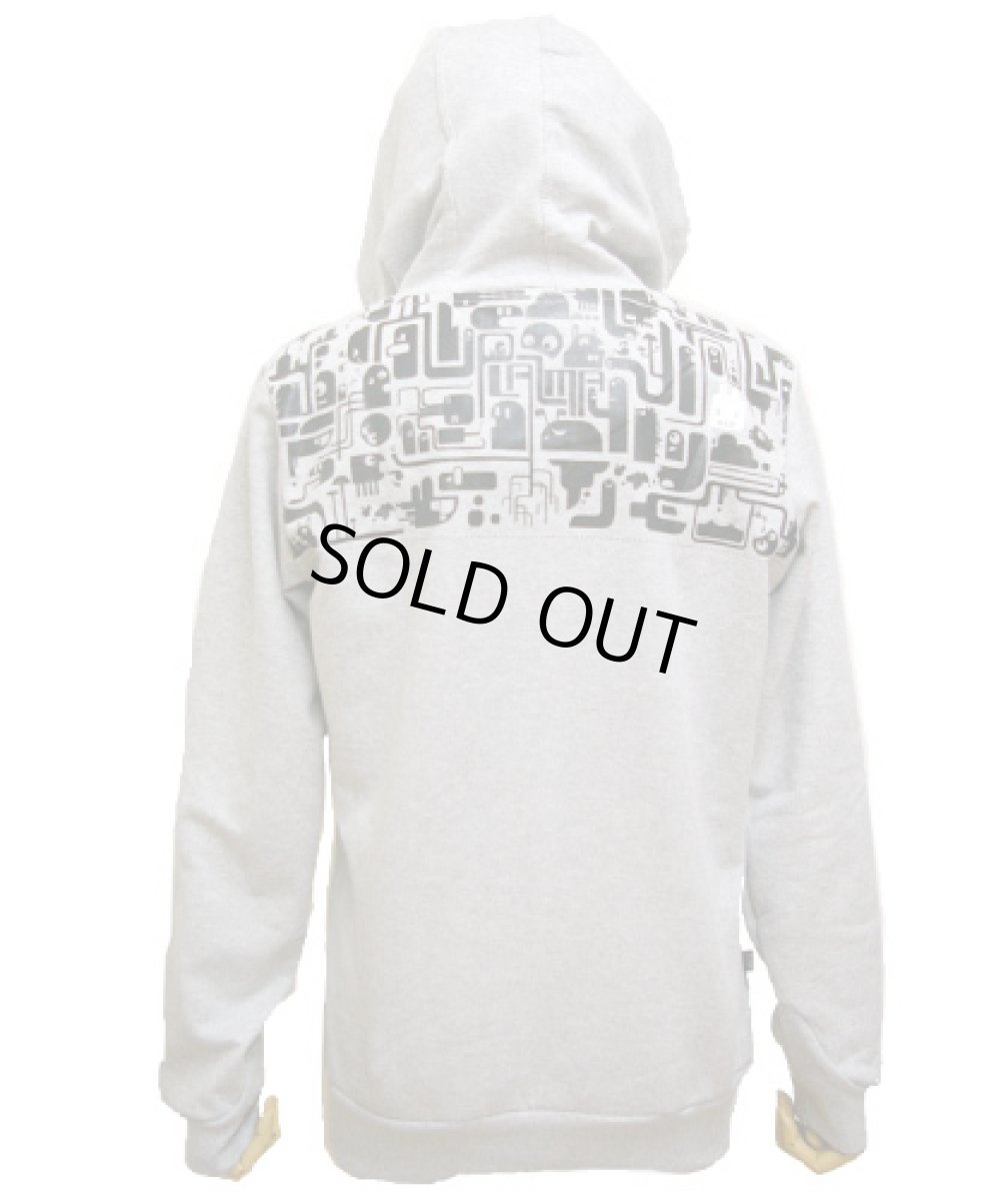 画像3: PLAZMAメンズ・パーカー「Caves / メランジ」 (3)