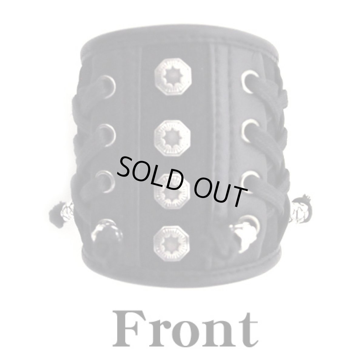 画像3: PSYLO リストバンド「Corset Wristband4 / ブラック」 (3)