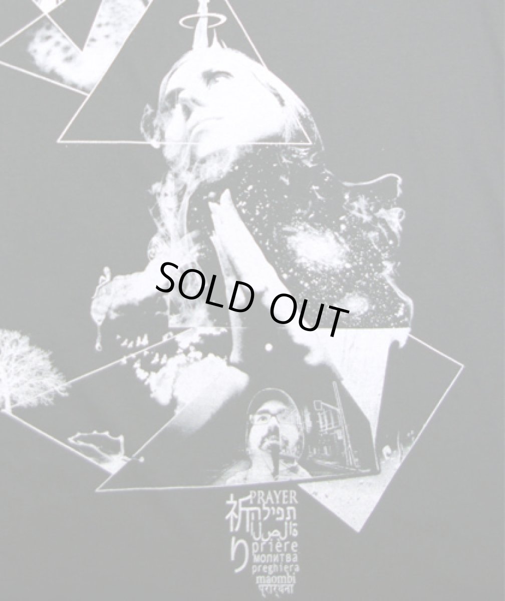 画像2: PLAZMAメンズTシャツ「PRAYER / ブラック」 (2)