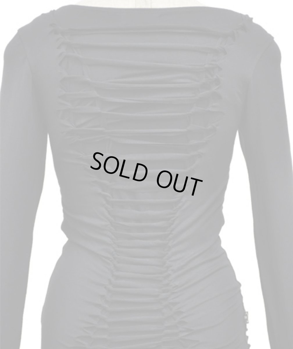 画像4: PSYLO レディース・カットソー「Multi Braided Double Layer Top / ブラック」 (4)