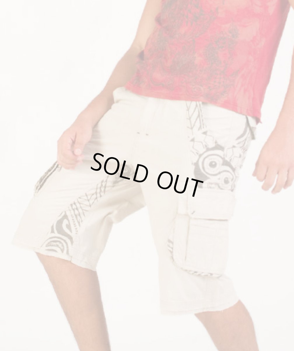 画像5: PSYLO メンズ・パンツ「Tattoo Shorts / アーミー」 (5)