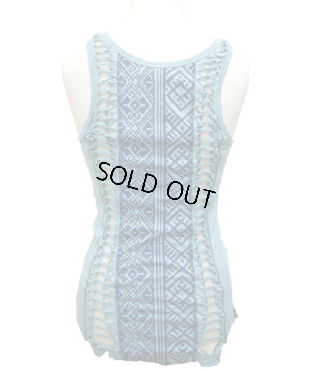 画像2: PSYLO レディース・タンクトップ「Zulu Singlet / スカイブルー」 (2)