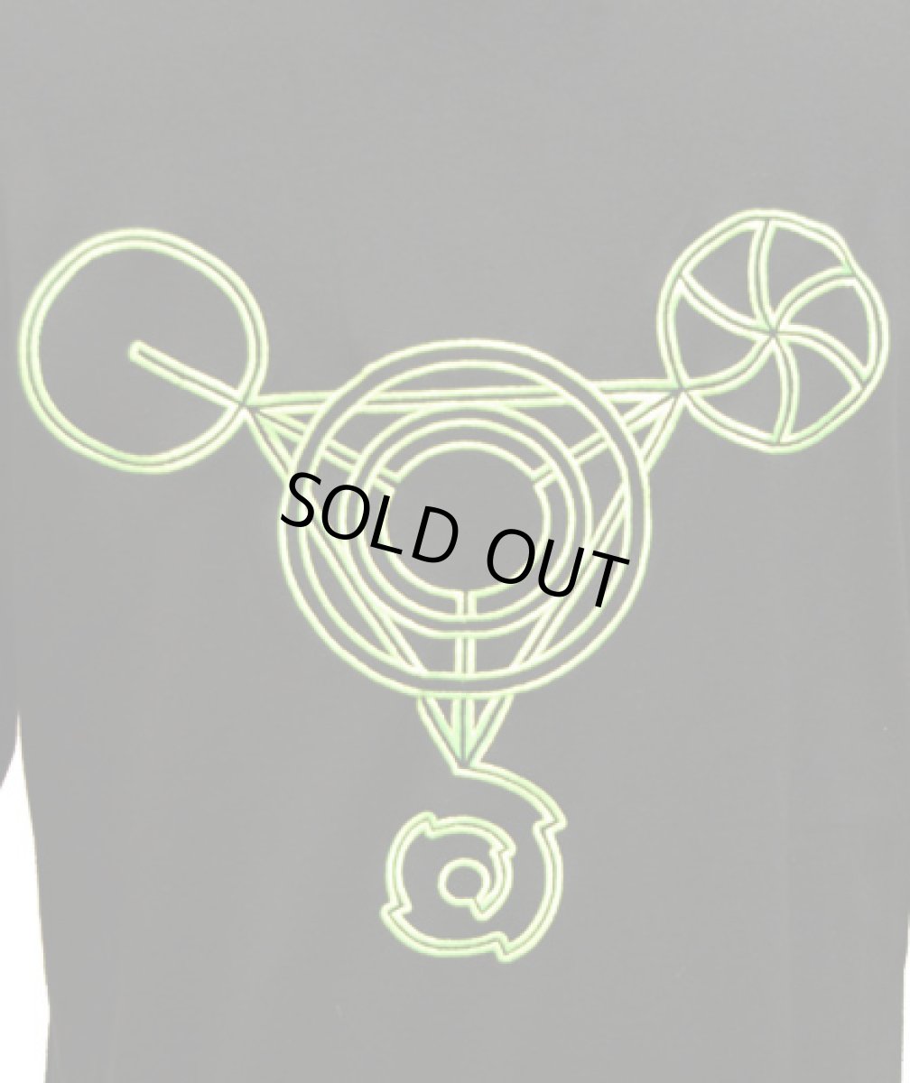 画像2: SPACE TRIBEメンズ・長袖カットソー「UV Lime Galactic」 (2)