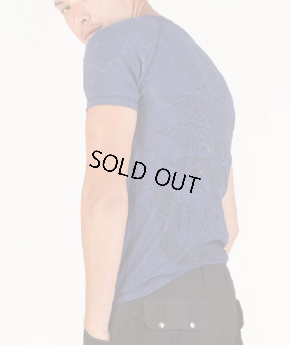 画像5: PSYLO メンズ・半袖カットソー「Dragon Tee / グレー」 (5)