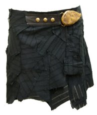 画像3: PSYLO スカート「Pecoa Mini Skirt / ブラック」 (3)