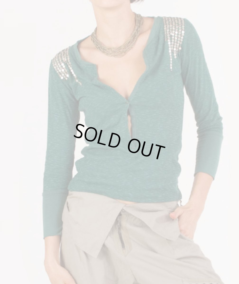 画像4: PSYLO レディース・カットソー「2 Face Top / ブラック」 (4)