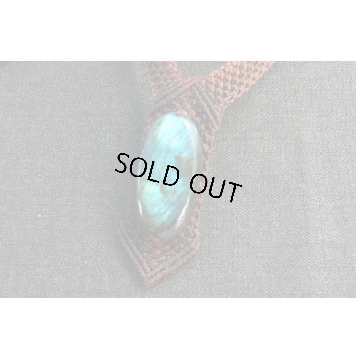 画像2: X-tribal「ラブラドライト・ネックレス”インカ”」 (2)