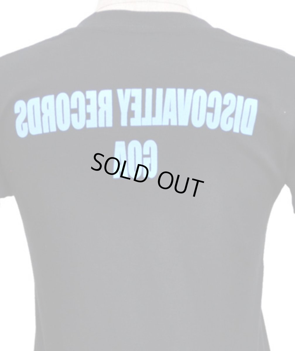 画像5: DISCOVALLEYオフィシャル・レディースTシャツ/ブラック×ブルー (5)