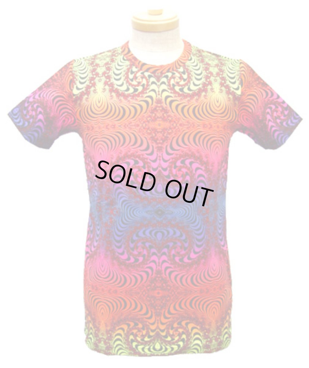 画像2: SPACE TRIBEメンズTシャツ「RAIBOW FRACTAL」 (2)