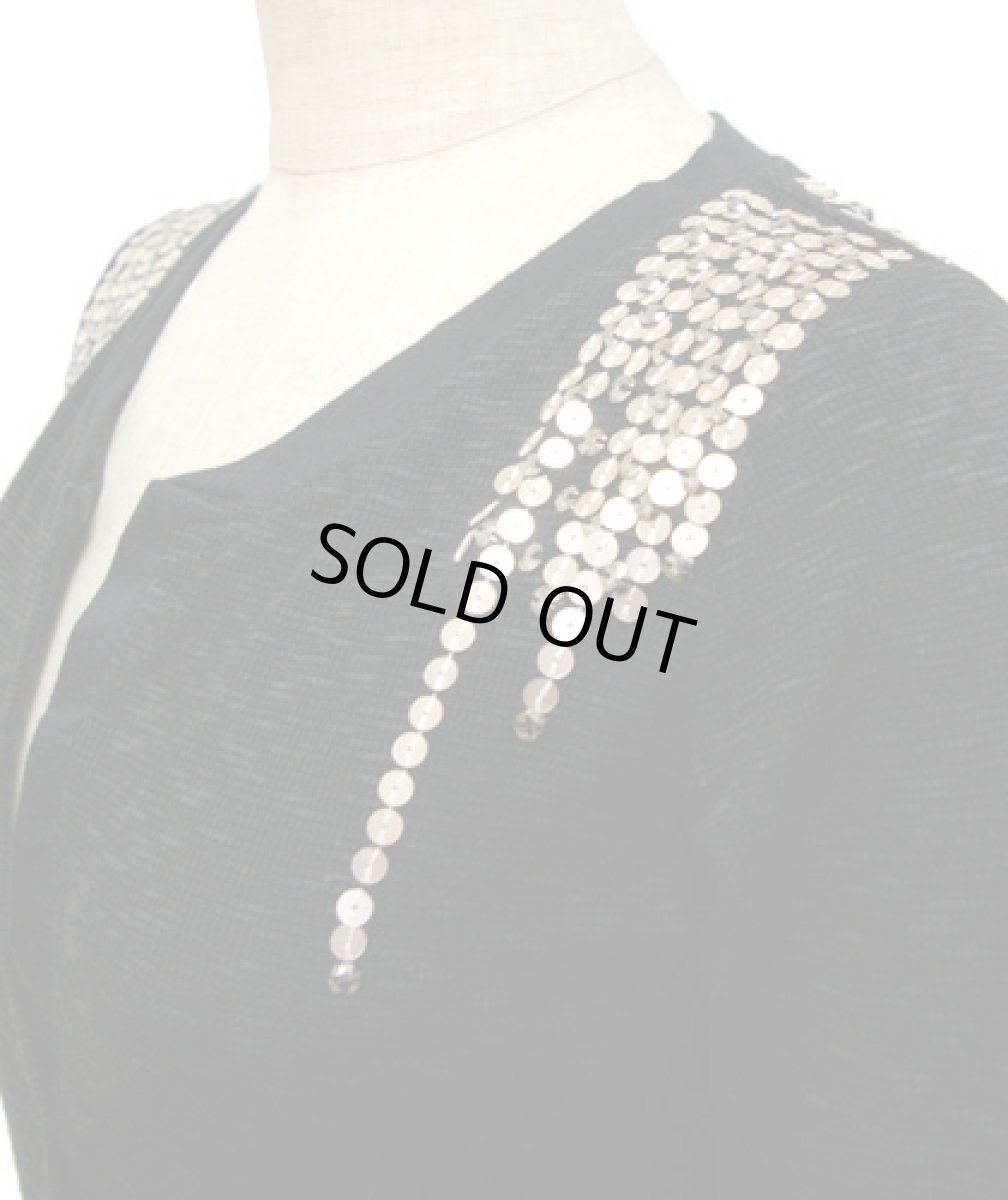 画像2: PSYLO レディース・カットソー「2 Face Top / ブラック」 (2)