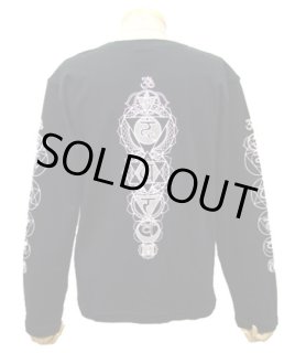 SPACE TRIBE フルプリント長袖カットソー SPACE TRIBEメンズ長袖